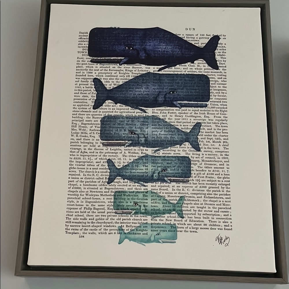 Blue Whale Art Print